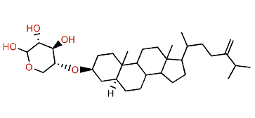 24-Methylene-5a-cholestane-3b-ol 3-O-b-D-xylopyranoside